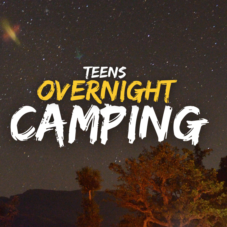 Teen Fun Friday - Overnight Camping - logo